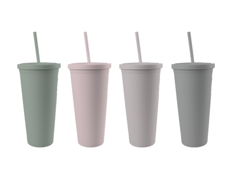 Wholesale Natural Reusable Cold Cup 600ml