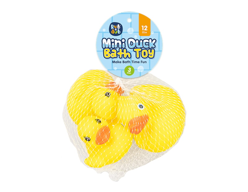 Wholesale Mini Duck Bath Toy 3 Pack