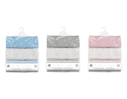 Wholesale Muslin Cloths 3pk