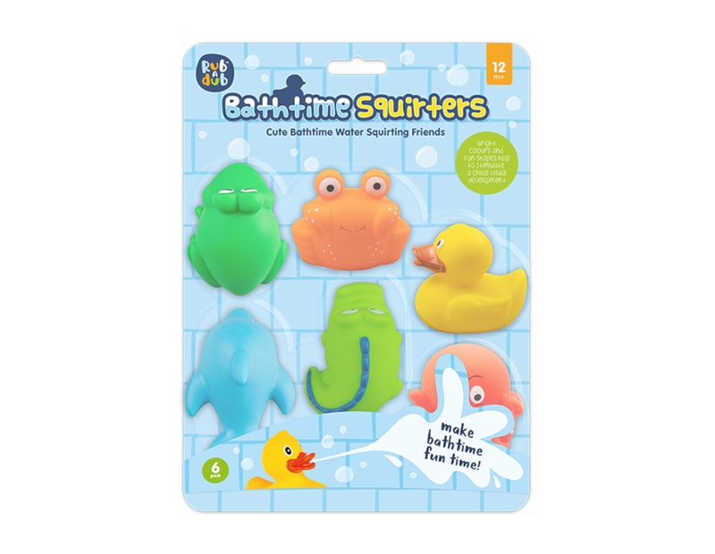 Wholesale Bath Squirters 6pk