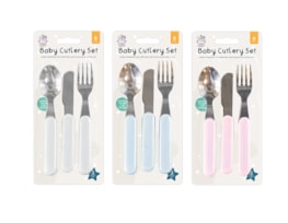 Wholesale Baby C0utlery Set 3pk