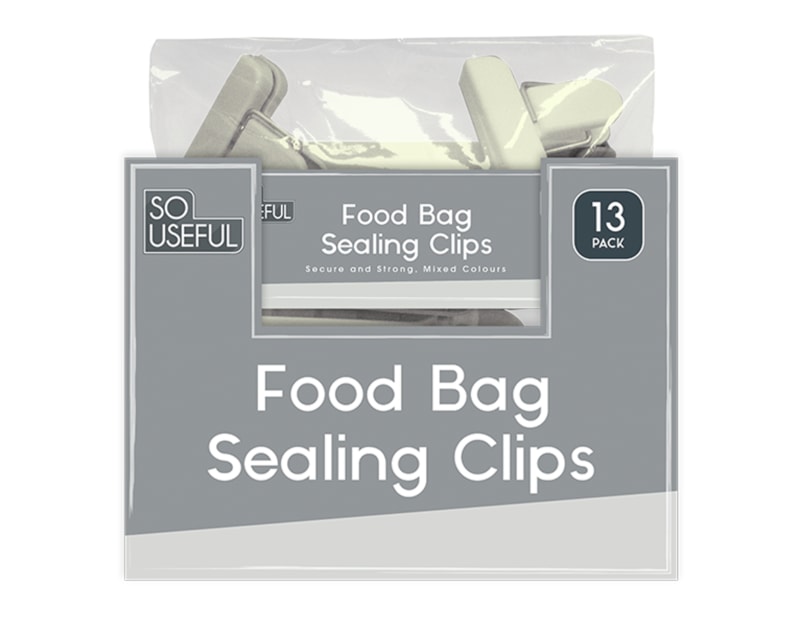 Wholesale Bag Sealing Clips 13pk CDU