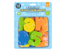 Wholesale Bath Letters and Numbers 36pk