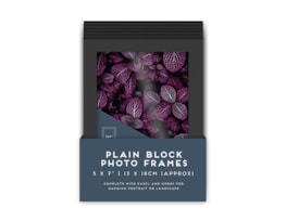 Wholesale Black Block Photo Frame 5 X 7" 1pk PDQ