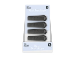 Wholesale Black Door Stops 4pk CDU