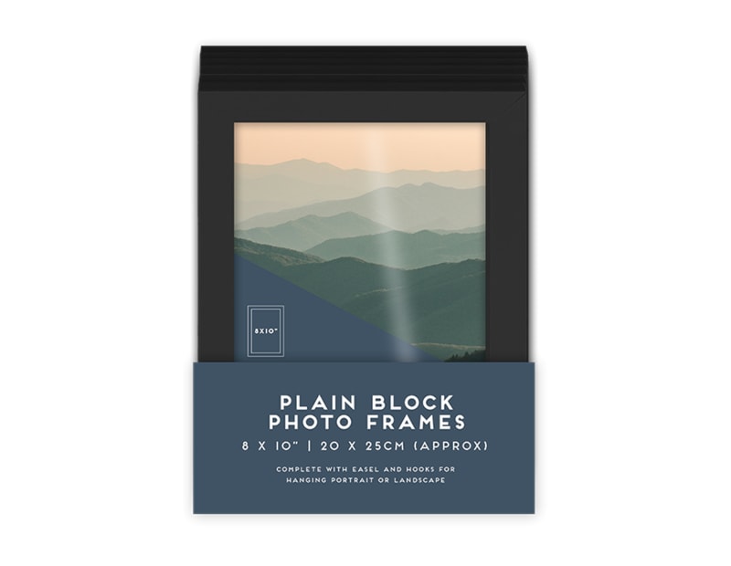 Wholesale Black Photo Frame 8 X 10" 1pk PDQ