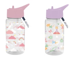 Wholesale Girls Printed Bottle With Straw