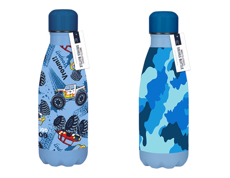 Wholesale Boys Printed Metal Water Bottle 350ml