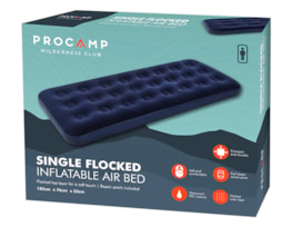 Wholesale single flocked  air bed