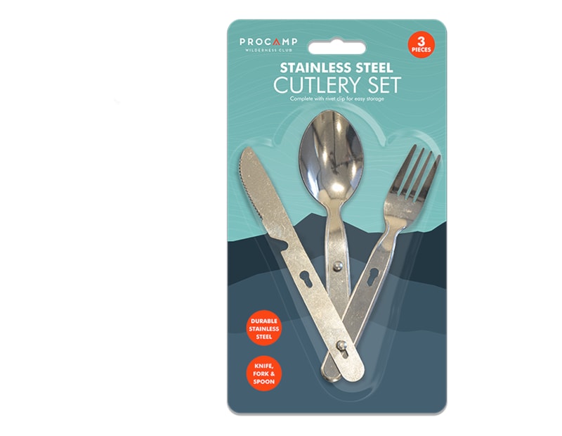 Wholesale Stainless Steel Cutlery Set 3pc