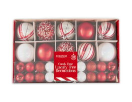 Wholesale Candy Cane Luxury Tree Decorations 50pk