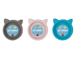 Cat Bowls 2pk - Trend 17cm