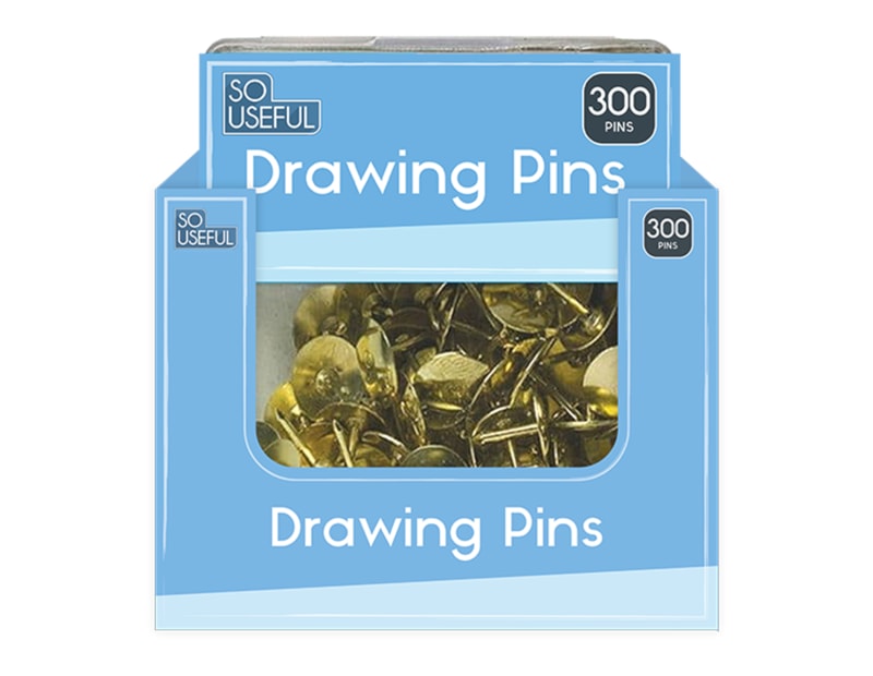 Wholesale Drawing Pins 300pk CDU