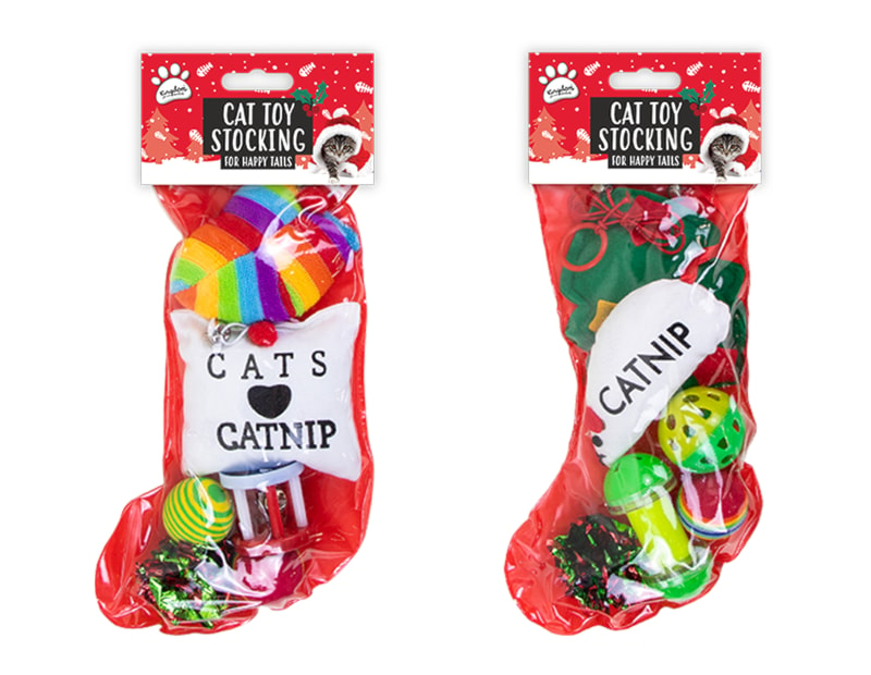 Wholesale Christmas Cat Toy Stockings