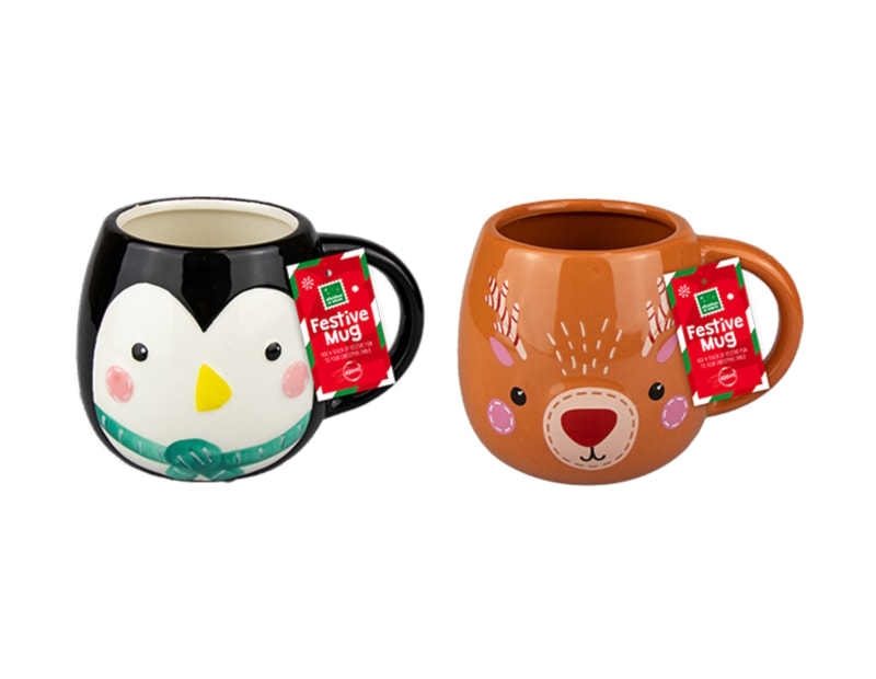 Wholesale Christmas Character Mug | Bulk Buy Christmas Homeware