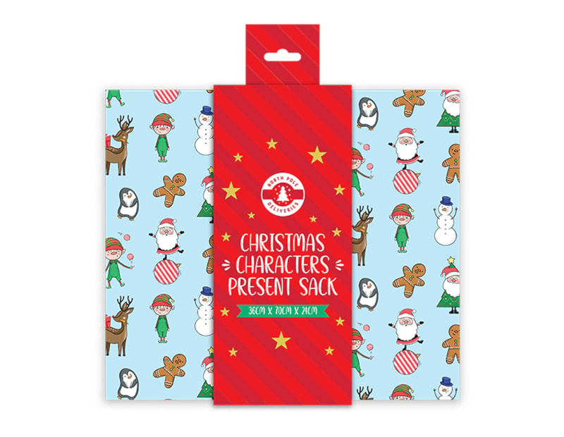 Wholesale Christmas Character Paper Present Sack