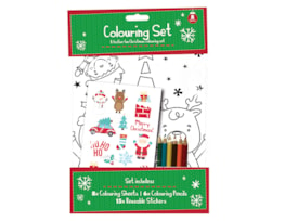 Wholesale Christmas Colouring Set