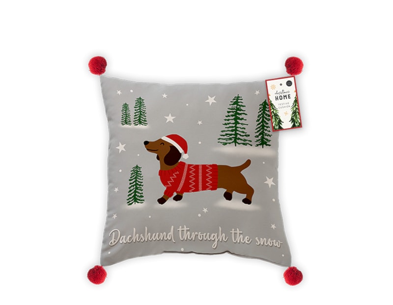 Wholesale Christmas Cotton Cushion 43cm x 43cm