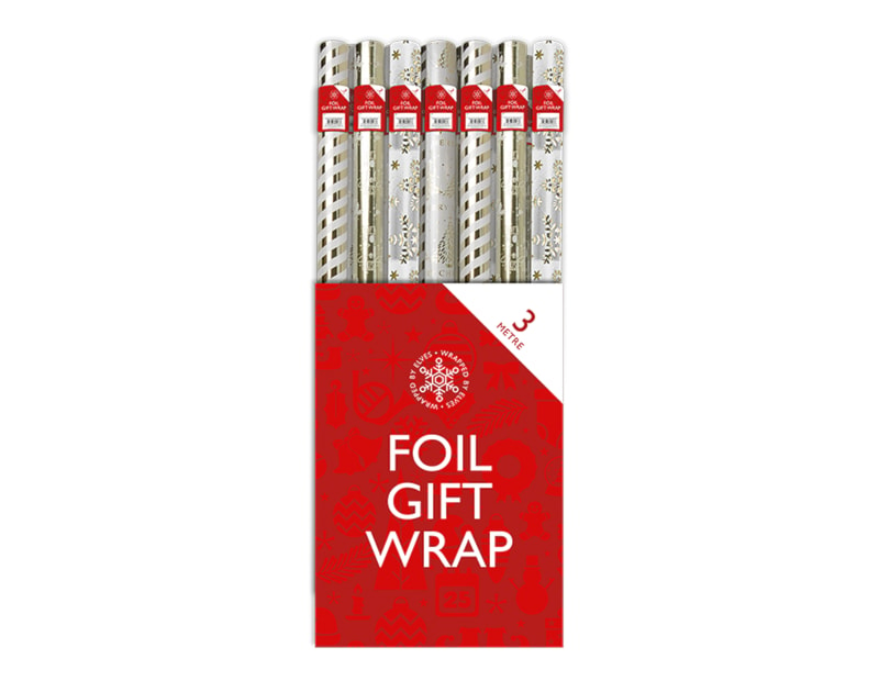 Wholesale Christmas Foil Wrapping Paper | Gem Imports Ltd