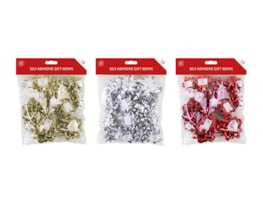 Wholesale Christmas Metallic gift bows 16pk | Gem import Ltd