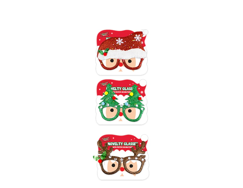 Wholesale Christmas Novelty Glasses | Bulk Buy Christmas Dress Up