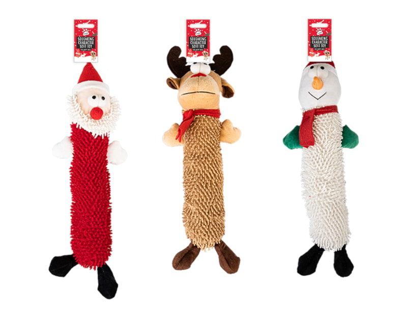 Wholesale Christmas Pet Squeaking Soft Toy