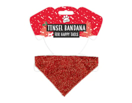 Wholesale Christmas Pet Tinsel Bandana