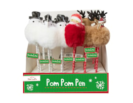 Wholesale Christmas Pom Pom Pen