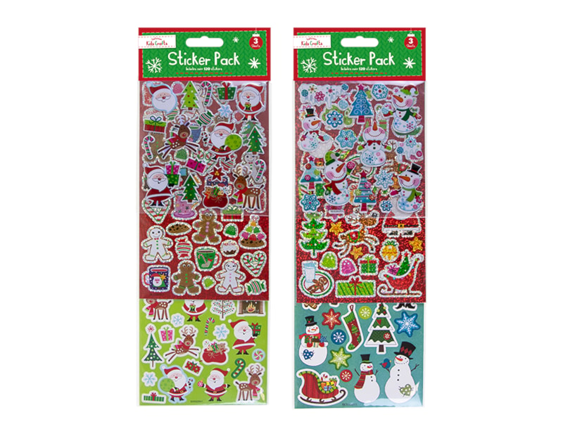 Wholesale Christmas Sticker Pack