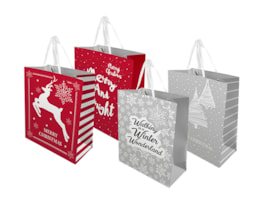 Wholesale Christmas Traditional Medium Gift bags | Bulk Buy Christmas Gift Bags