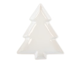 Wholesale Christmas Tree Ceramic Platter Plate