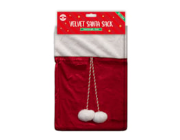 Wholesale Christmas Velvet Traditional Sack 100cm x 75cm