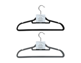 Wholesale Flocked Non-Slip Hangers 10pk