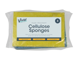 Wholesale Cellulose Sponges 3pk