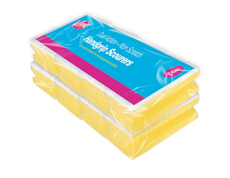 Vivid Non-Scratch Scourers 8pk