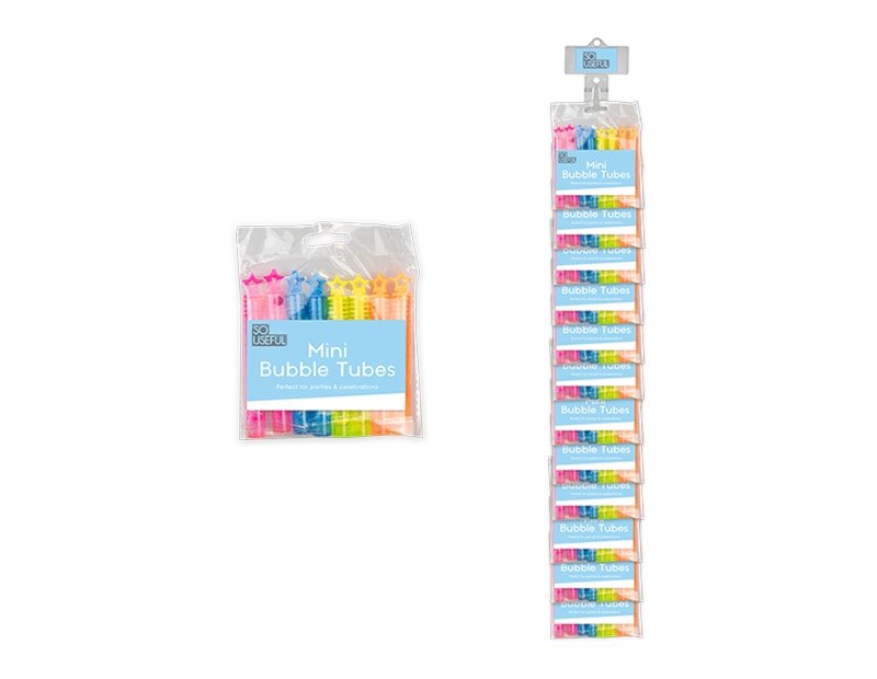 Wholesale Bubble Tubes 8pk With Clip Strip