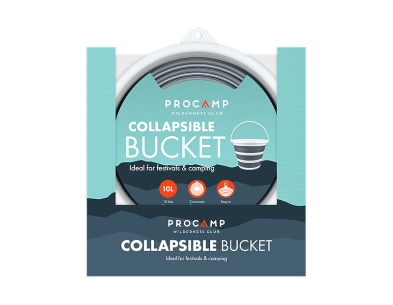 Wholesale Collapsible Bucket 10L PDQ