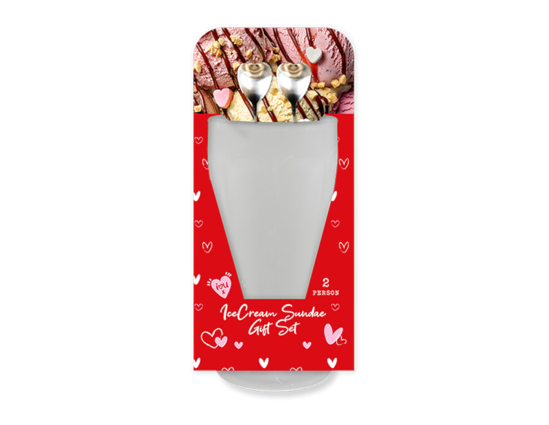 Wholesale Couples Ice Cream Sundae Gift Set