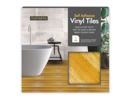 Wholesale Dark Wood Adhesive Vinyl Floor Tiles 5pk