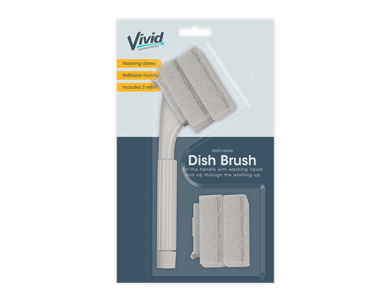 Wholesale Dish Brush with Refillable Handle