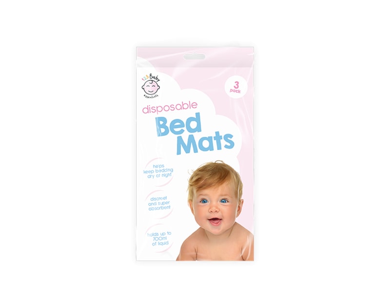 Wholesale Disposable Bed Mats - 3 Pack