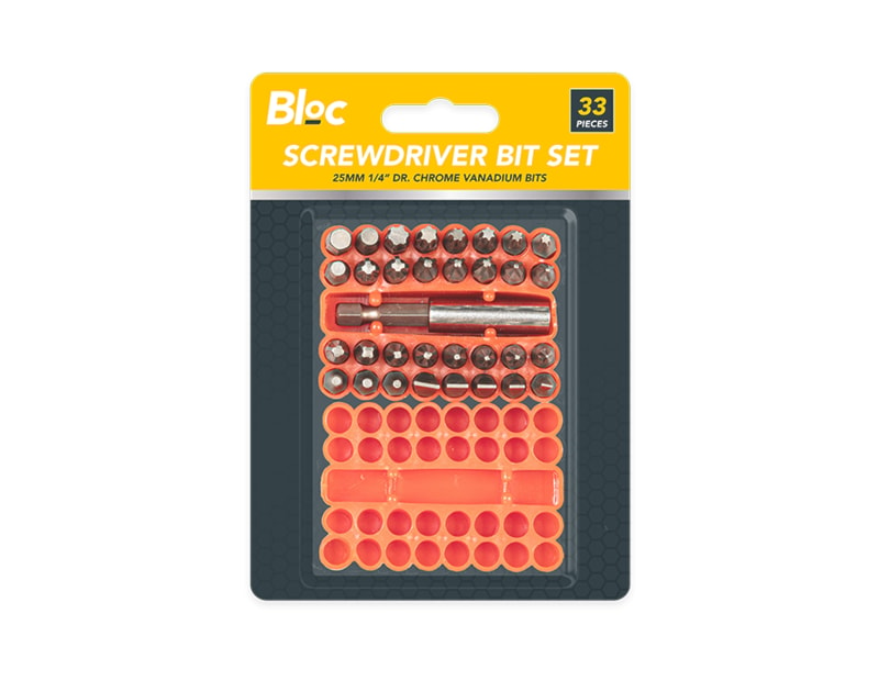 Wholesale Screwdriver Bit Set 33PK