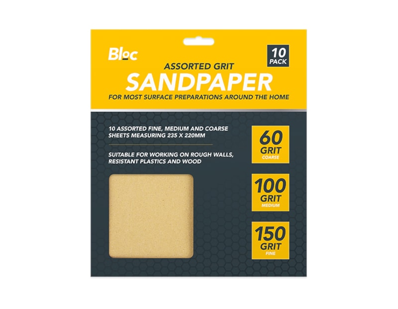 Wholesale Assorted Grit Sandpaper