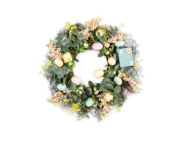 Wholesale Egg and Berry Wreath 50cm