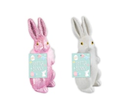 Wholesale Glittery Bunny Decorations | Gem imports Ltd.