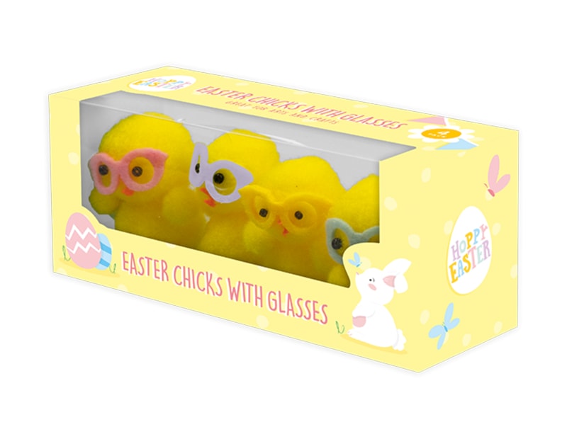 Wholesale Easter Chicks With Glasses | Gem imports Ltd.