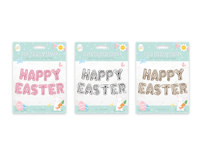 Wholesale Happy Easter Foil Balloon Banner