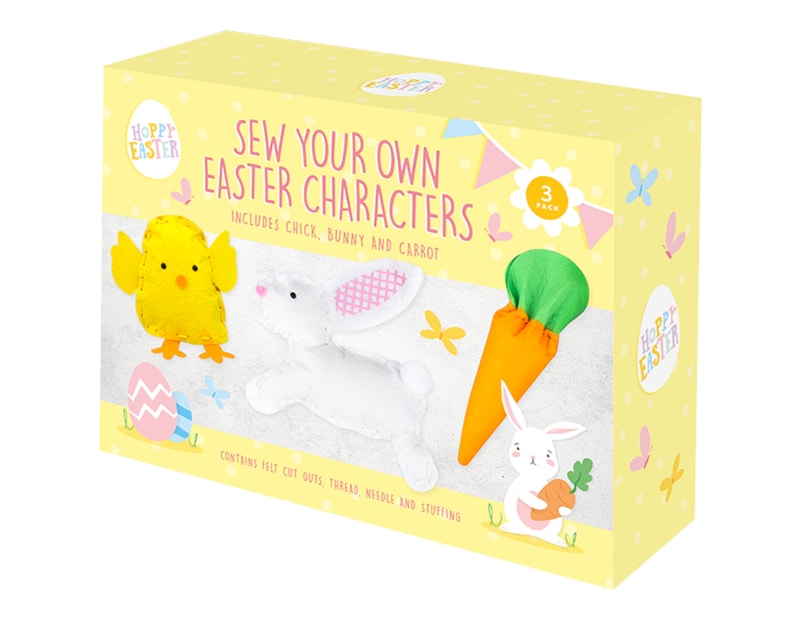 Wholesale Sew Your Own Easter Characters 3 Pack