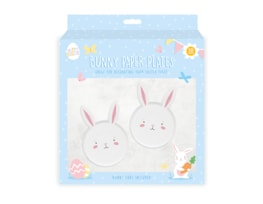 Wholesale Easter Bunny Paper Plates with Attachable Ears