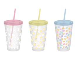 Wholesale Easter Printed Tumbler with Straw